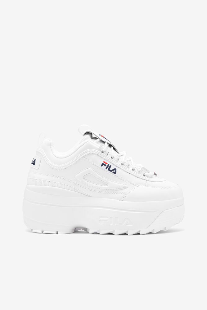 Fila Sneakers Womens White - Disruptor 2 Wedge - Philippines 0657892-EX